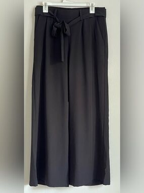 Torrid Black Crepe Tie Waist Wide-Leg Pants size Large